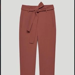 Aritzia Wilfred tie front pant in rustic size 0